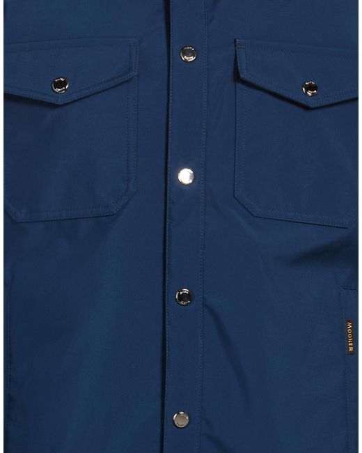 Moorer Blue Jacket Polyester for men