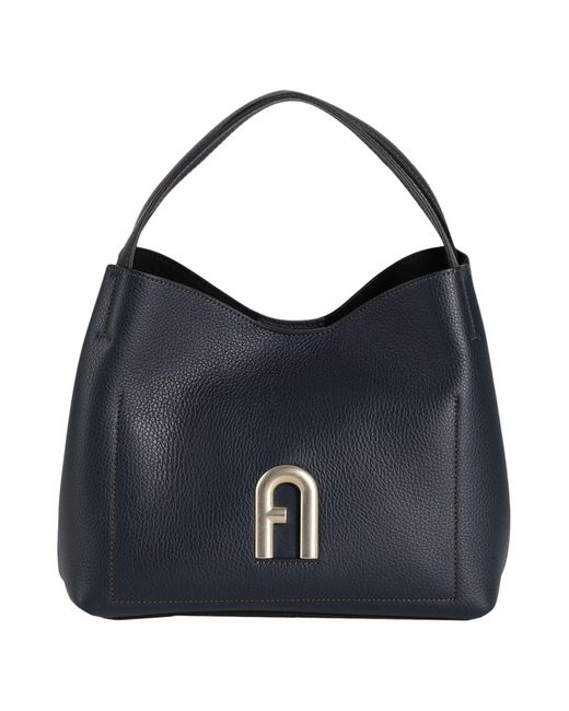 Furla Blue Primula S Hobo -- Midnight Handbag Leather