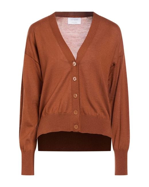 Daniele Fiesoli Brown Collezione N_01 Tan Cardigan Merino Wool