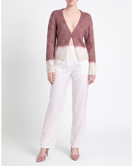 Kaos Pink Cardigan Polyamide, Acrylic, Polyester, Mohair Wool, Wool