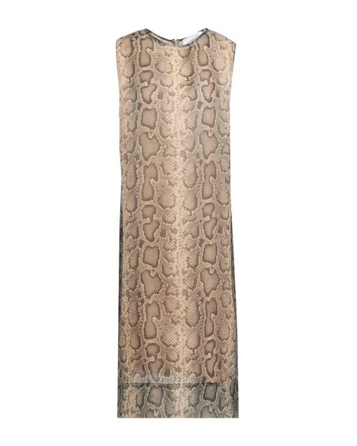 Sportmax Natural Midi Dress Polyester
