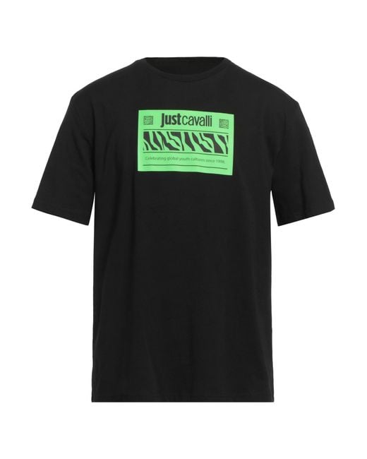 Just Cavalli T-shirts in Green für Herren