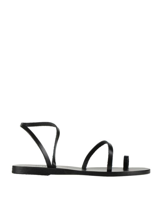 Ancient Greek Sandals White Thong Sandal