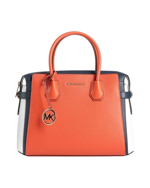 MICHAEL Michael Kors Red Handbag Polyurethane, Polyester