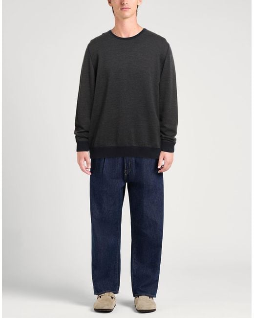 Gran Sasso Gray Sweater Virgin Wool for men