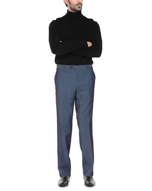 Brioni Blue Trouser for men