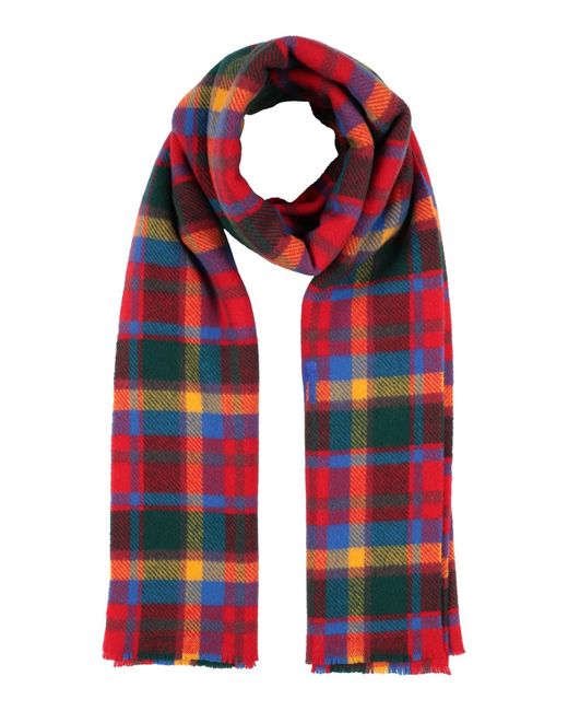 Acne Red Scarf for men