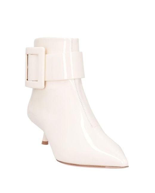 Roger Vivier Natural Ankle Boots