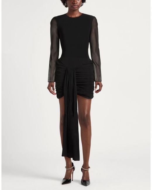 GIUSEPPE DI MORABITO Black Mini Dresses