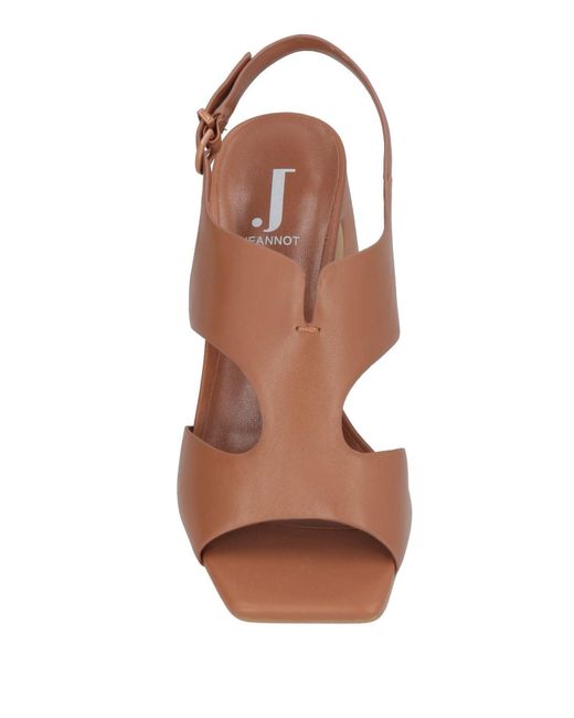 Jeannot Brown Sandals
