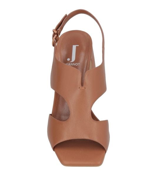 Jeannot Brown Sandals