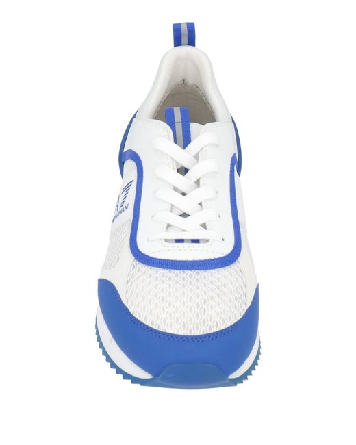 EA7 Blue Sneakers Polyester for men