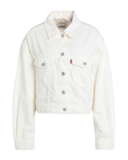 Levi's White Denim Outerwear