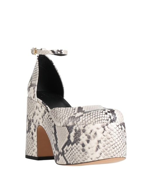 Odissi White Pumps Kidskin