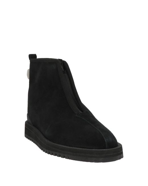 Suicoke Black Ankle Boots for men