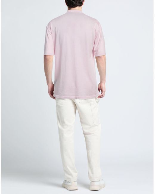 Zegna Pink Sweater for men