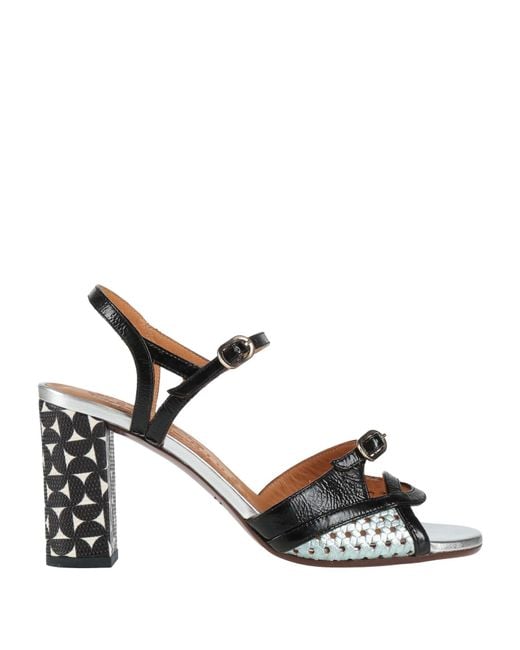 Chie Mihara Metallic Sandals Leather