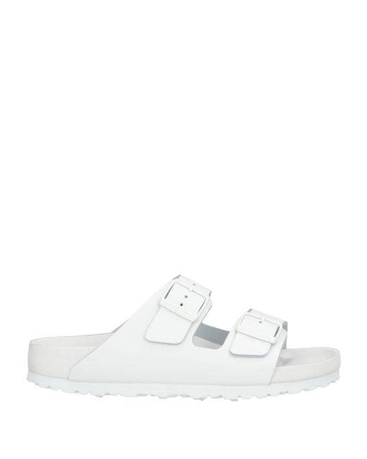 Birkenstock White Sandals Leather
