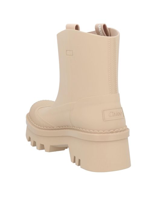 Chloé Natural Ankle Boots