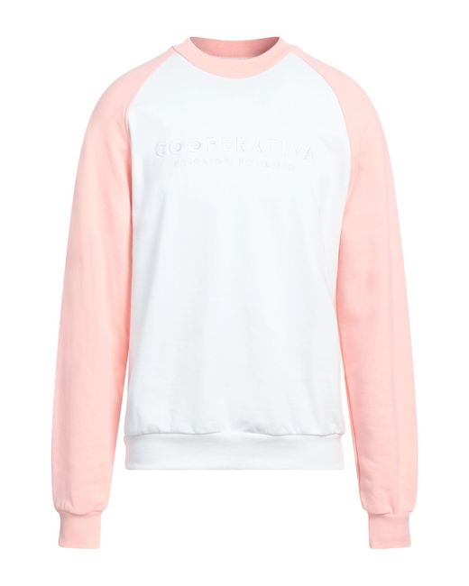 Cooperativa Pescatori Posillipo White Sweatshirt Cotton for men