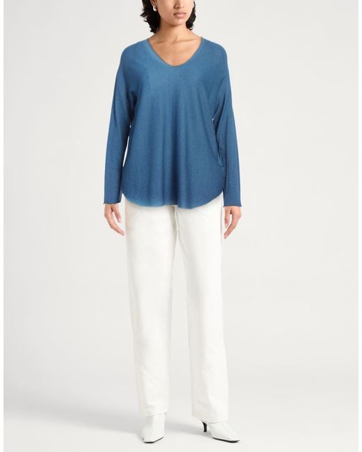 Pullover 120% Lino de color Blue