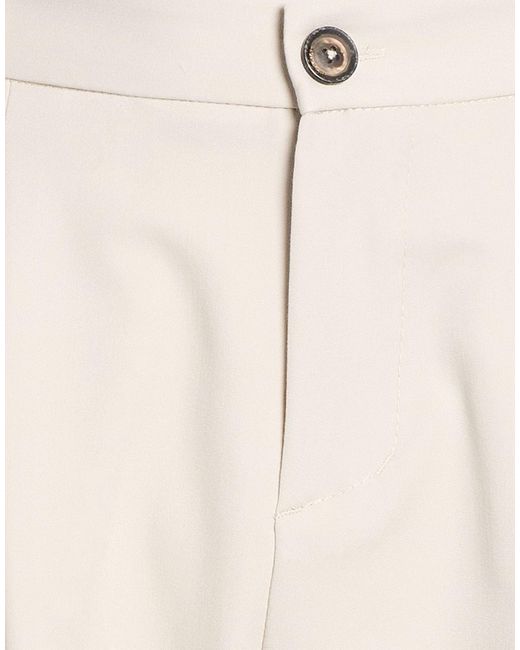 Imperial White Pants Polyester, Viscose, Elastane for men