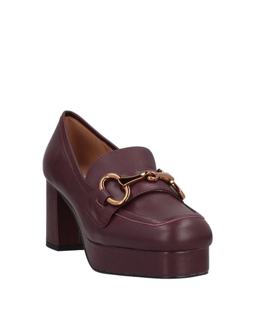Bibi Lou Purple Loafers