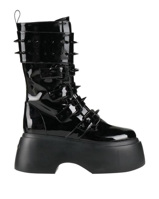 Le Silla Black Boot Leather