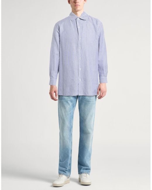 Agnona Blue Shirt for men
