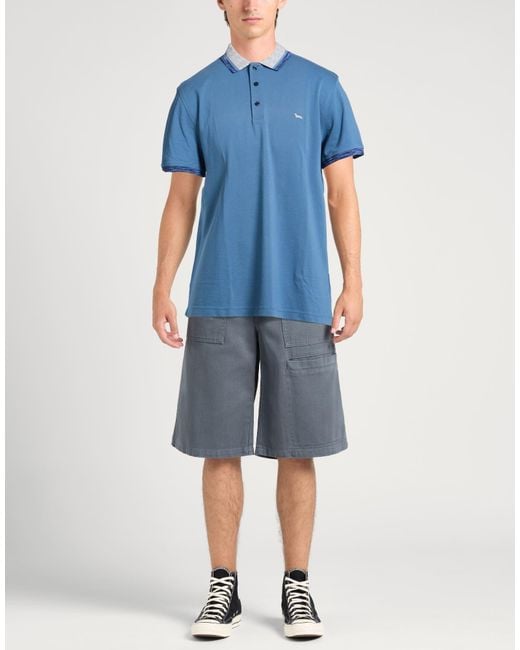 Harmont & Blaine Blue Polo Shirts for men