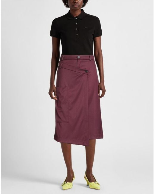 ViCOLO Purple Midi Skirts