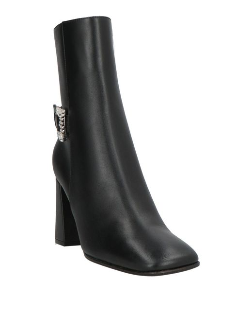 Sergio Rossi Black Ankle Boots