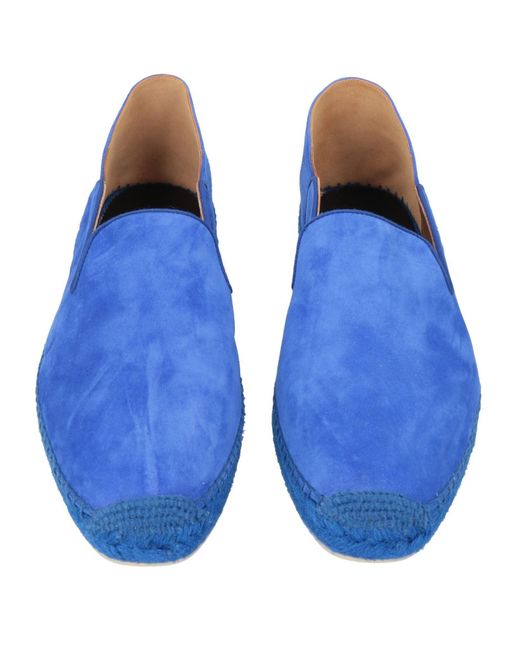 Christian Louboutin Blue Bright Espadrilles Soft Leather for men