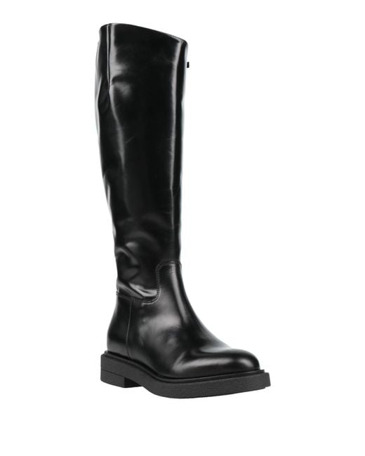 Carmens Black Boot Leather