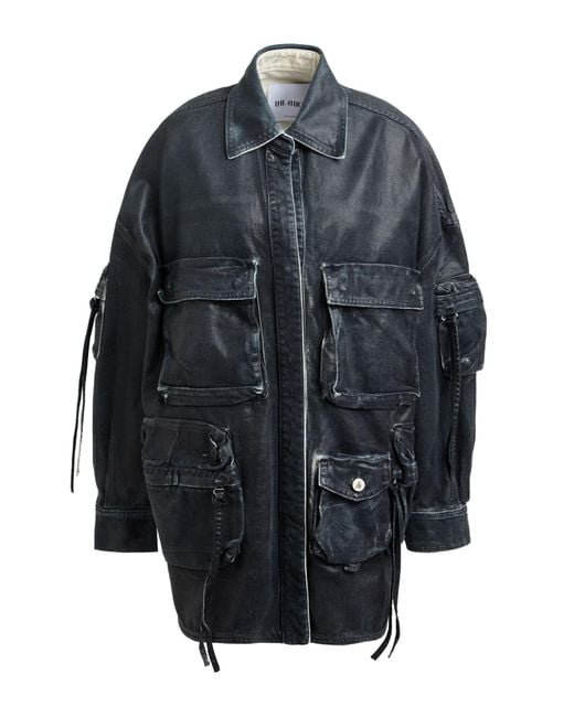 The Attico Gray Midnight Jacket Cotton