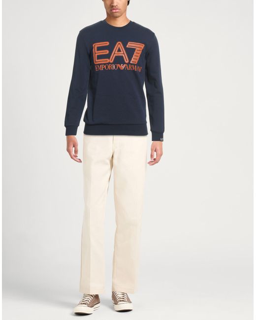 EA7 Blue Sweatshirt for men