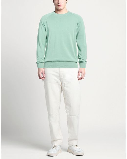 FILIPPO DE LAURENTIIS Green Sweaters for men