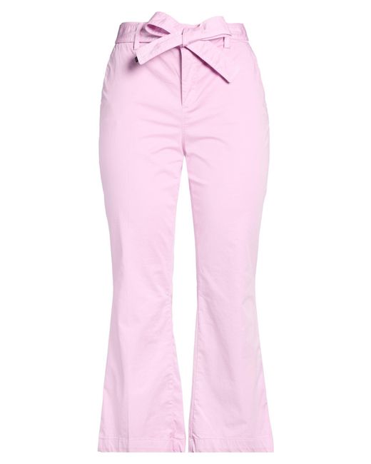 Liu Jo Pink Pants Cotton, Elastane