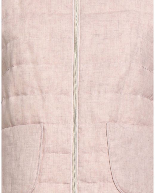 Herno Pink Puffer Linen