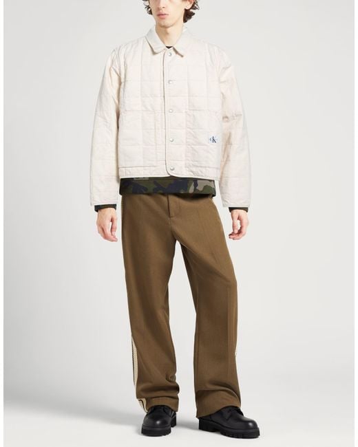 Calvin Klein White Jacket Cotton for men