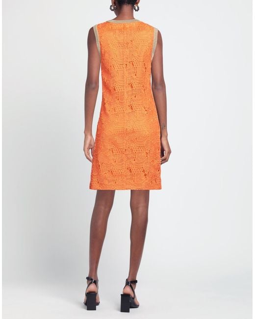 Boutique Moschino Orange Mini-Kleid