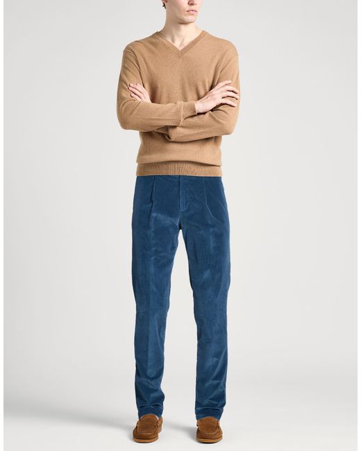 PT Torino Blue Slate Pants Cotton, Elastane for men