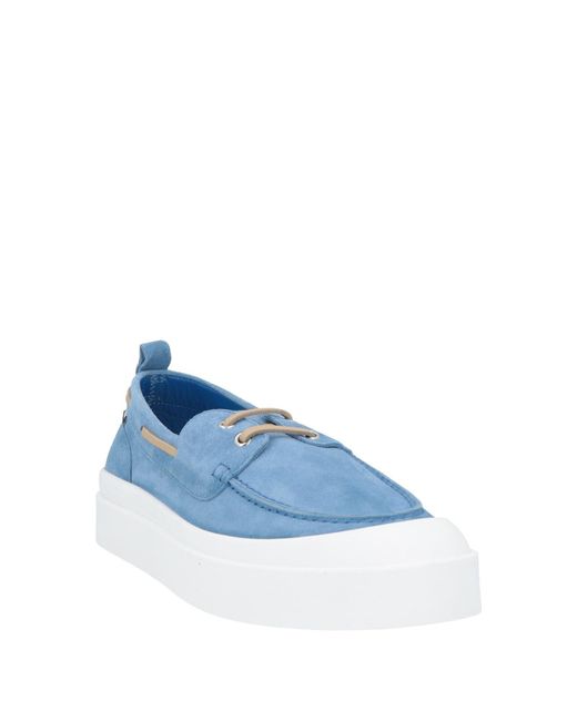 MSGM Blue Sky Loafers Leather for men