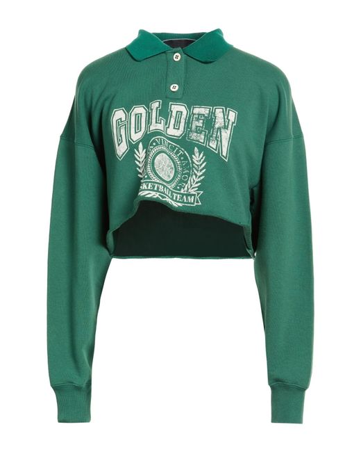 Golden Goose Deluxe Brand Green Sweatshirt Cotton