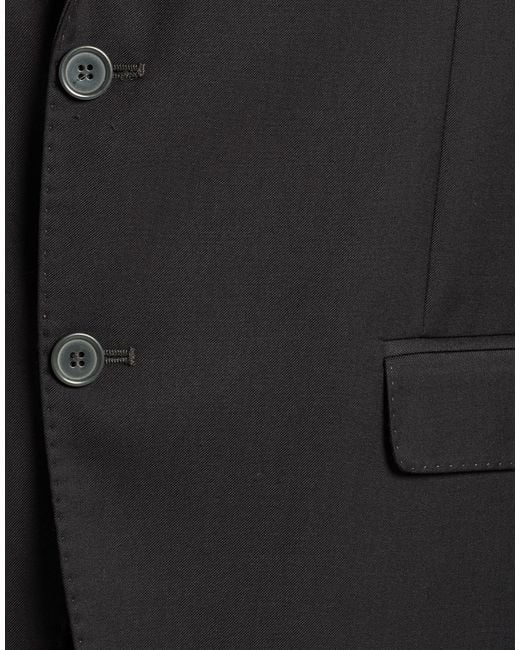 Exte Blue Charcoal Suit Wool for men