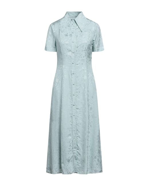AlexaChung Blue Midi Dress
