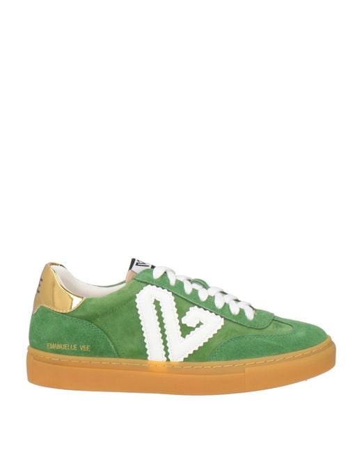 Emanuélle Vee Green Sneakers