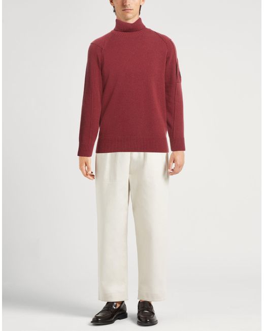 C P Company Red Turtleneck for men