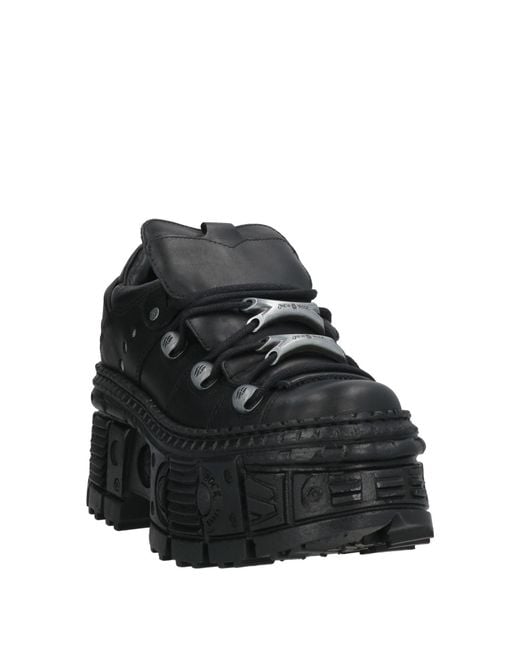 New Rock Black Sneakers