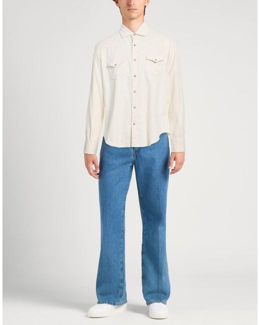 Camisa Eleventy de hombre de color White